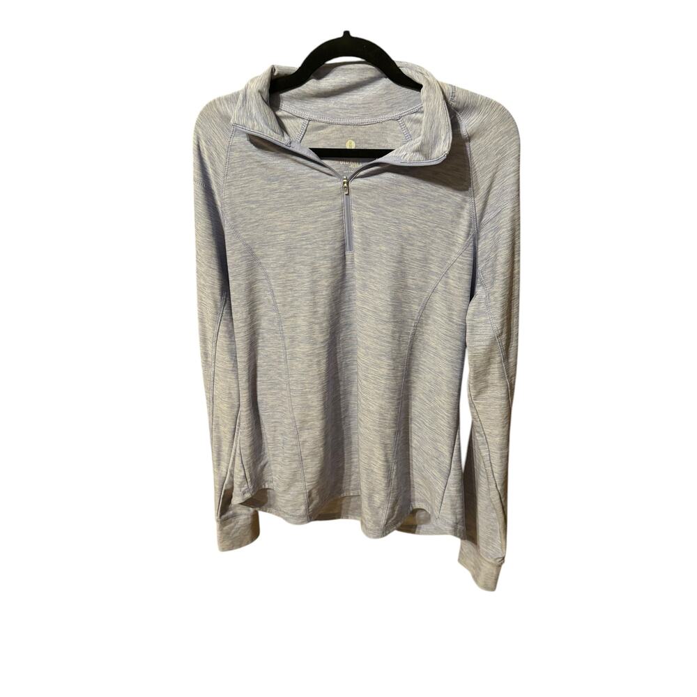Old Navy Active Perwinkle 1/4 Zip Shirt Long Sleeve Lightweight Womens Sz XL EUC